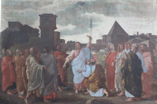 The Sacrament of the Ordination, a brilliant and grand Baroque masterpiece after the original by Nicolas Poussin’s (1594 – 1665)