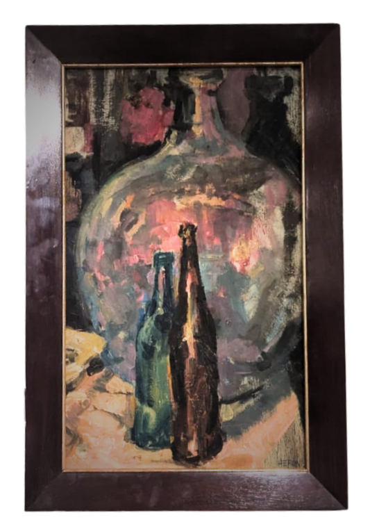 Glassware (Still Life) - John Heron (J. M. Heron, F.C.A.) | British Still Life