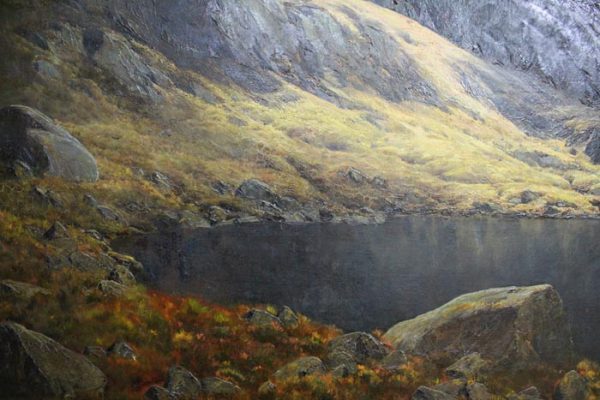 A Grand Victorian Masterpiece Portraying the Picturesque Llyn Idwal, Snowdonia, Isaac Cooke, RBA (1846–1922)