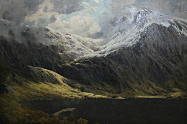 A Grand Victorian Masterpiece Portraying the Picturesque Llyn Idwal, Snowdonia, Isaac Cooke, RBA (1846–1922)