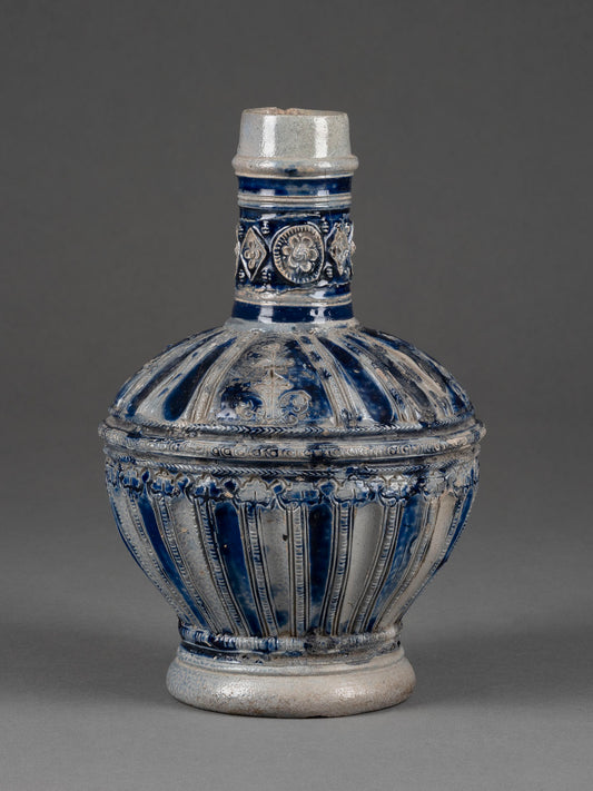 A lovely example of early Renaissance salt-glazed Raeren Stoneware c.1580