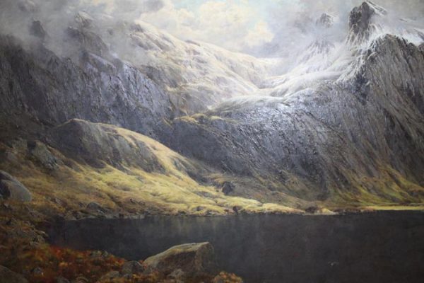 A Grand Victorian Masterpiece Portraying the Picturesque Llyn Idwal, Snowdonia, Isaac Cooke, RBA (1846–1922)