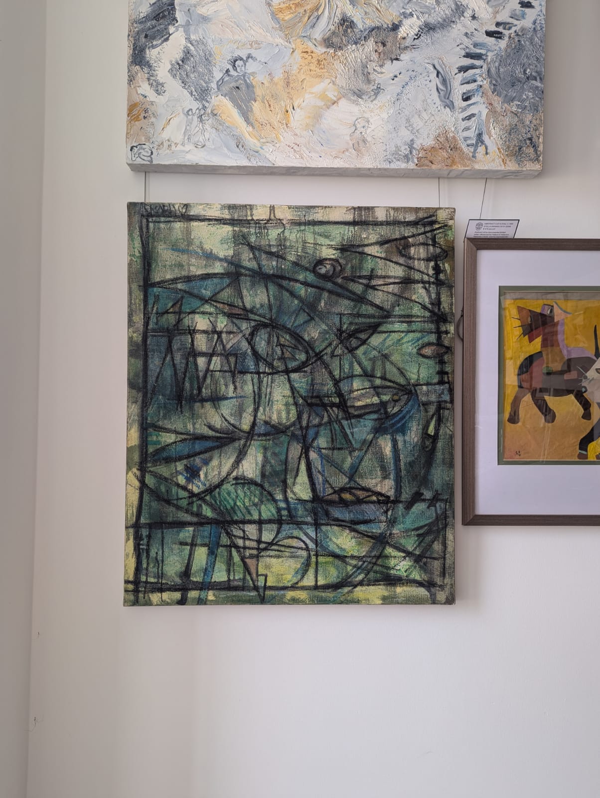 Abstracted Inverted Face - Davida Allen (Australian, b. 1949) | Contemporary Australian Art