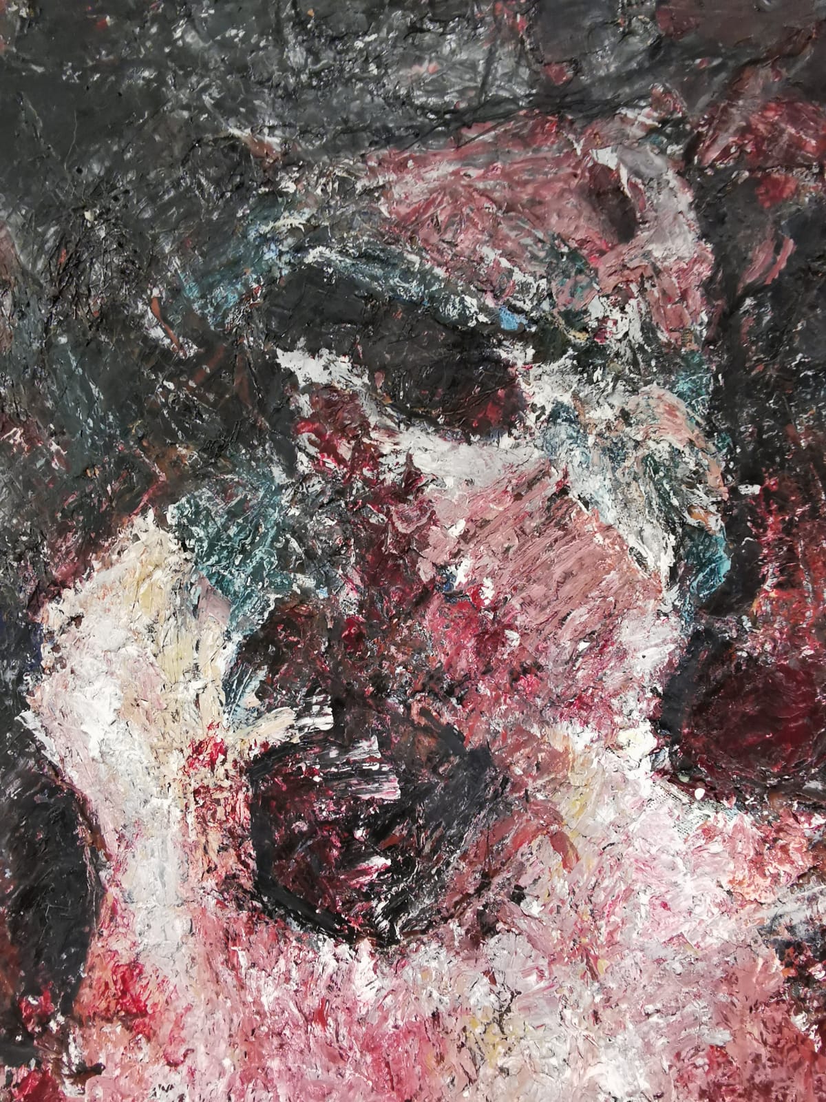 Force Feeding the Dentist - Lisa Carter Grist (British, b. 1957) | Contemporary British Art