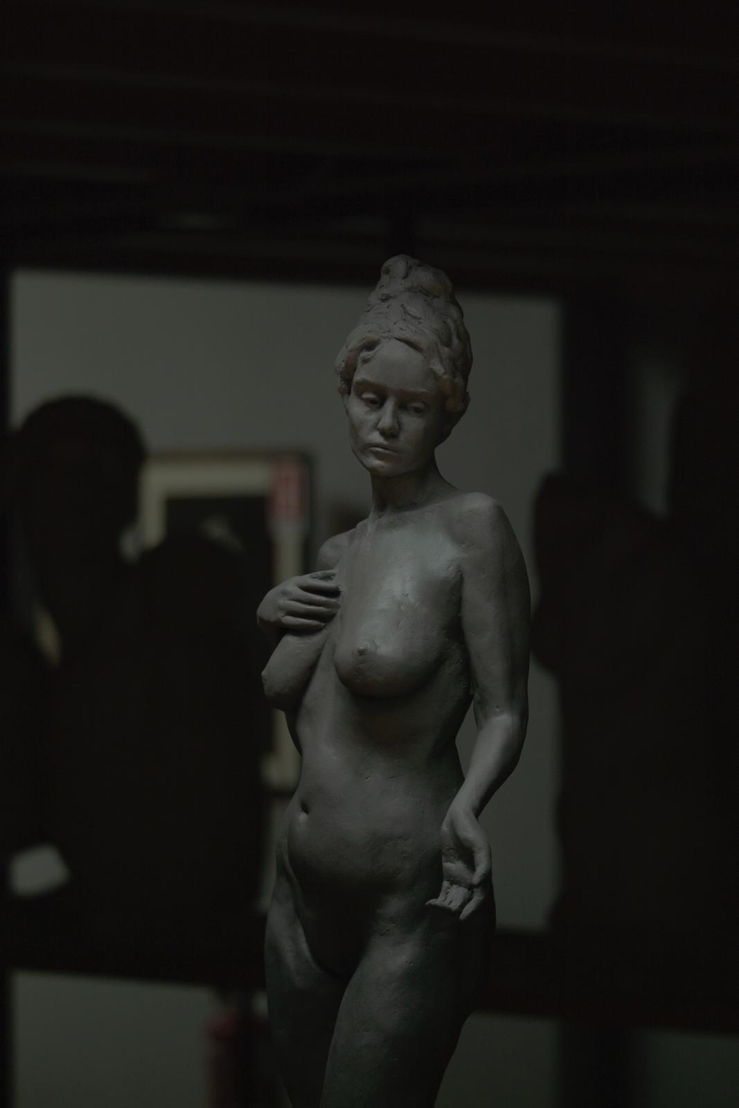 Evanescenza – Contemporary Nude Figurative Sculpture by Andreas Paul Muscat | Hydro Resin on Simulated Marble Base