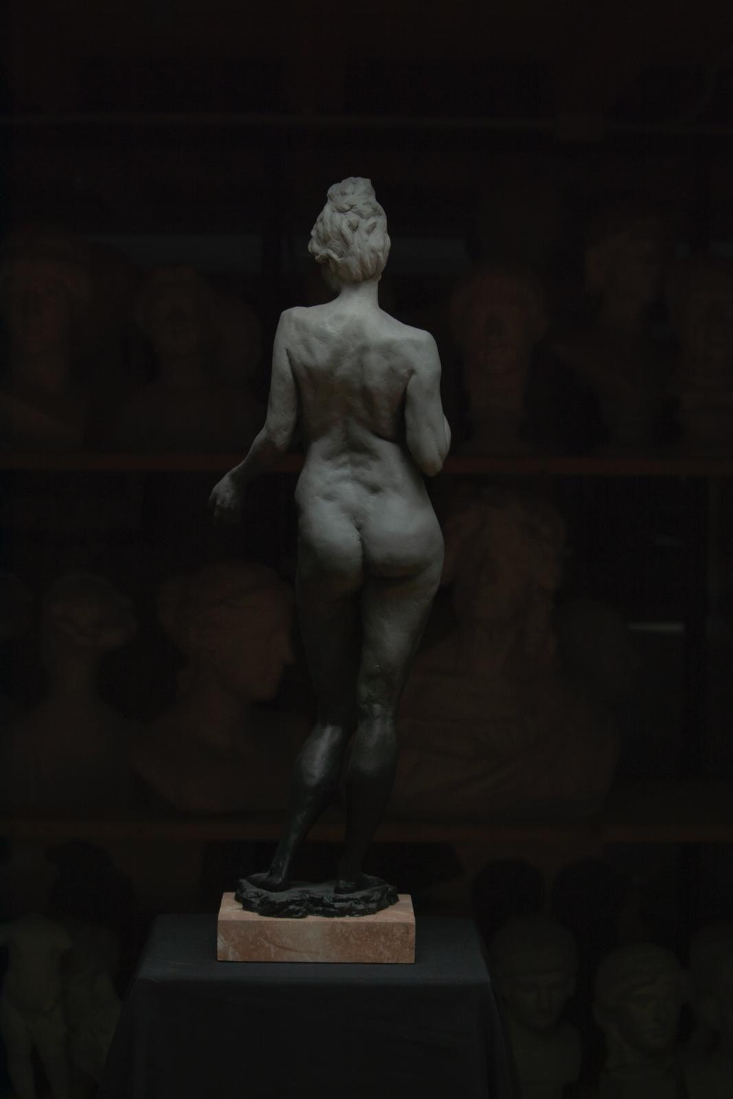 Evanescenza – Contemporary Nude Figurative Sculpture by Andreas Paul Muscat | Hydro Resin on Simulated Marble Base