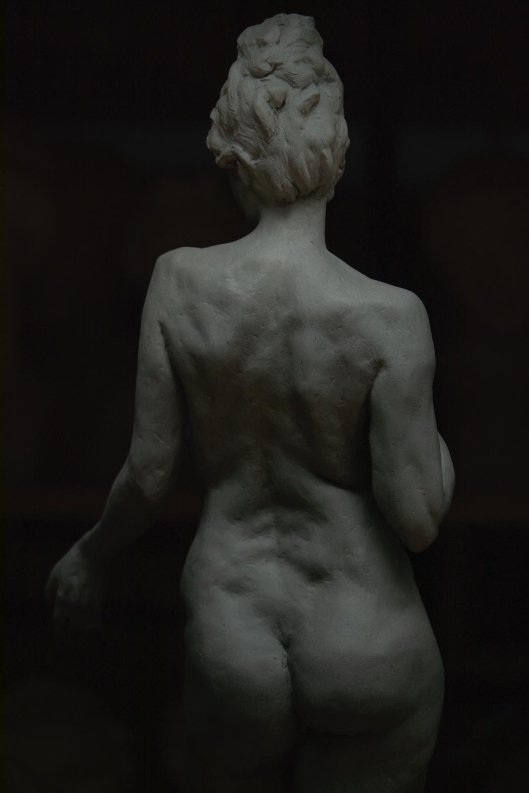 Evanescenza – Contemporary Nude Figurative Sculpture by Andreas Paul Muscat | Hydro Resin on Simulated Marble Base